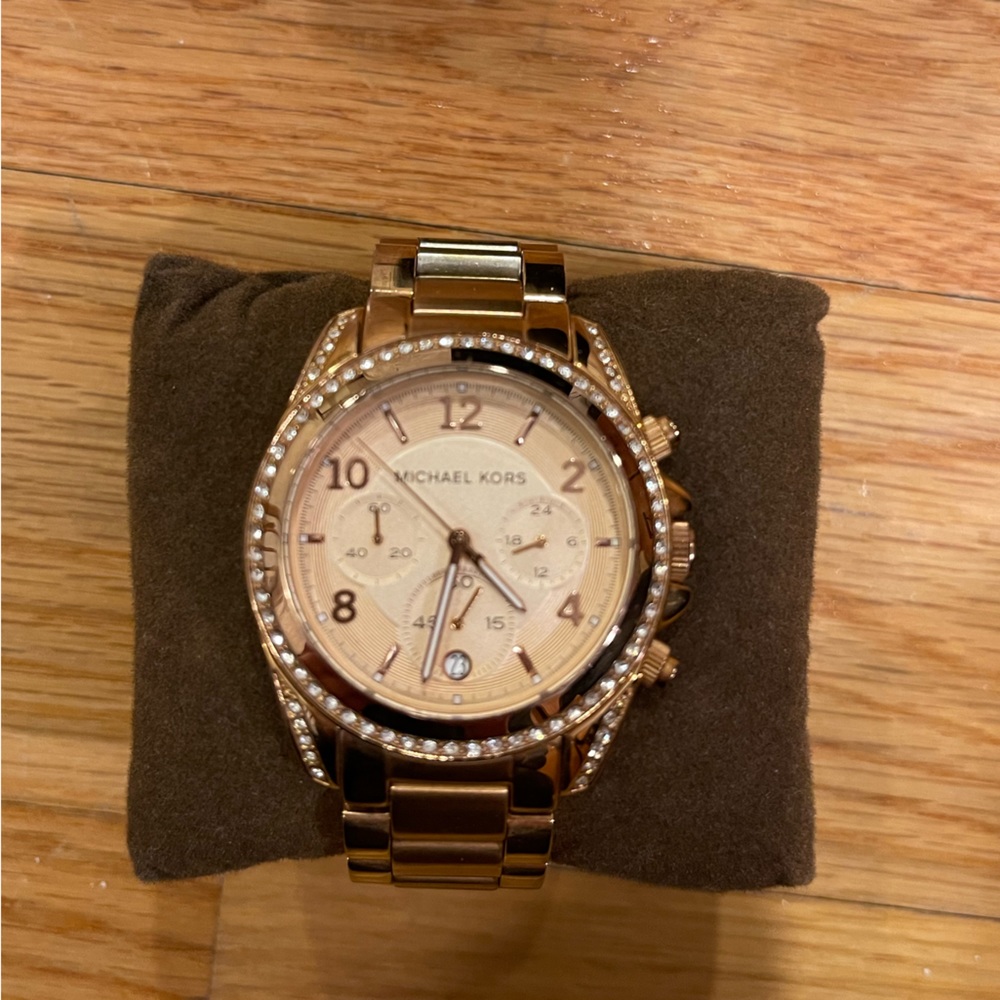 Michael Kors Gold Watch with crystals